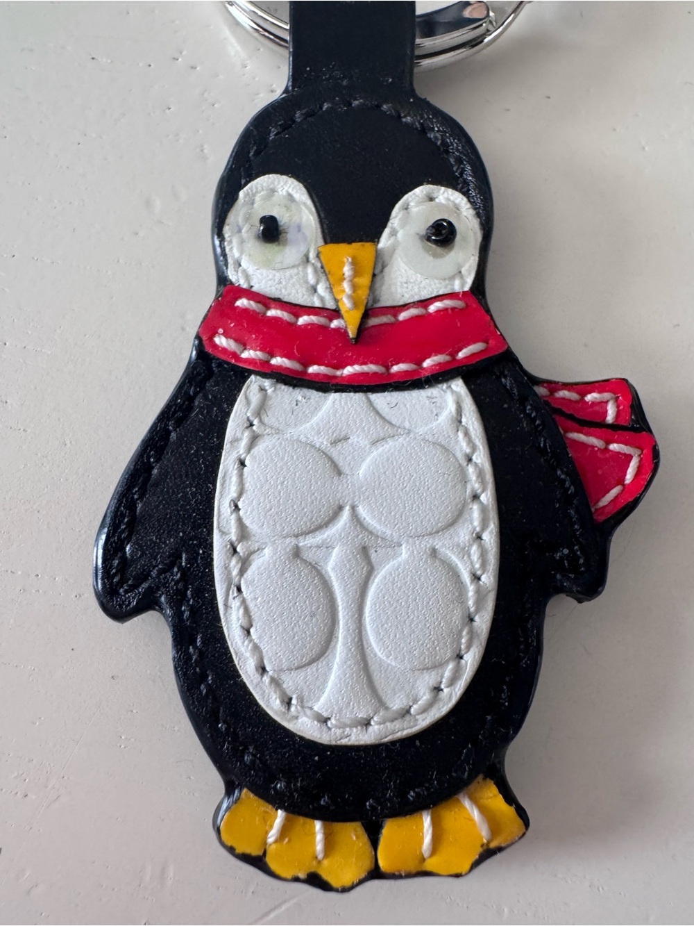 Coach Signature C Penguin Keyfob - Picture 3 of 4